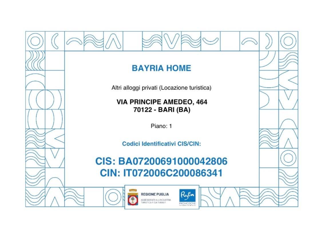 Bayria Home Bari Extérieur photo